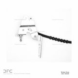 Dynamic Friction 1995-2002 Lincoln Continental Front Left Brake Hose by Dynamic Friction Company 350-55008