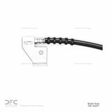 Dynamic Friction 1980-1988 American Motors Eagle Front Left Brake Hose by Dynamic Friction Company 350-66007