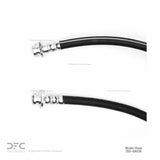 Dynamic Friction 2012-2020 Infiniti G25 Front Right up/Front Right Brake Hose by Dynamic Friction Company 350-68038