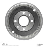 Dynamic Friction 1968-1975 Fiat 850/128 Rear/Front True Balanced Brake Drum (227x11 Solid) by Dynamic Friction Company 365-07000