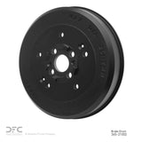 Dynamic Friction 1998-2002 Kia Sportage (USA/Canada) Rear True Balanced Brake Drum (270x10 Solid) by Dynamic Friction Company 365-21002