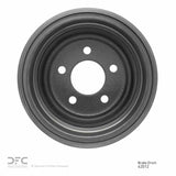 Dynamic Friction 1990-2006 Jeep Cherokee Rear True Balanced Brake Drum (278x12 Solid) by Dynamic Friction Company 365-42012