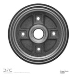 Dynamic Friction 1989-1994 Geo Metro Rear True Balanced Brake Drum (215x10 Solid) by Dynamic Friction Company 365-50001