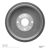 Dynamic Friction 1997-2003 Ford Escort Rear True Balanced Brake Drum (251x9 Solid) by Dynamic Friction Company 365-54003