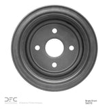 Dynamic Friction 1966-1973 Ford Mustang Front True Balanced Brake Drum (236x19.05 Vented) by Dynamic Friction Company 365-54010