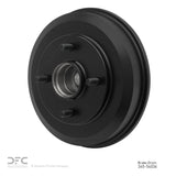 Dynamic Friction 2000-2012 Ford EcoSport (Mexico) Rear True Balanced Brake Drum (330x28 Vented) by Dynamic Friction Company 365-54036
