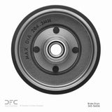 Dynamic Friction 2000-2012 Ford EcoSport (Mexico) Rear True Balanced Brake Drum (330x28 Vented) by Dynamic Friction Company 365-54036