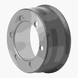Dynamic Friction 1985-1989 Nissan D21 Hardbody Pickup HD (6 Cyl) Rear True Balanced Brake Drum (269x9.6 Solid) by Dynamic Friction Company 365-67010