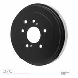 Dynamic Friction 2013-2021 Chevrolet City Express Rear True Balanced Brake Drum (258x10 Solid) by Dynamic Friction Company 365-67031