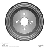 Dynamic Friction 1983-1990 Toyota Corolla (US/Canada) Rear True Balanced Brake Drum (266x18 Vented) by Dynamic Friction Company 365-76014