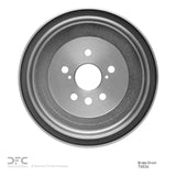 Dynamic Friction 1987-1991 Toyota Camry Rear True Balanced Brake Drum (248x22 Vented) by Dynamic Friction Company 365-76024