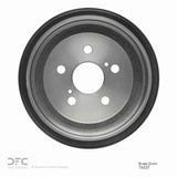 Dynamic Friction 2000-2008 Toyota Celica Rear True Balanced Brake Drum (263x10 Solid) by Dynamic Friction Company 365-76037