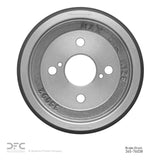 Dynamic Friction 2000-2005 Toyota Echo Rear True Balanced Brake Drum (269x10 Solid) by Dynamic Friction Company 365-76038