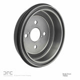 Dynamic Friction 2006-2019 Toyota Yaris (Mexico) Rear True Balanced Brake Drum (255x22 Vented) by Dynamic Friction Company 365-76044