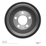 Dynamic Friction 2003-2017 Volkswagen LUPO (Mexico) Rear True Balanced Brake Drum by Dynamic Friction Company 365-92030