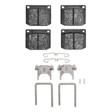 Dynamic Friction 1974-1980 Saab 99 Front 4000 HybriDynamic Brake Pads and Hardware Kit by Dynamic Friction Company 4000-0002-03