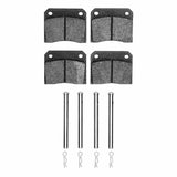 Dynamic Friction 1968-1983 DeLorean DMC 12 Rear 4000 HybriDynamic Brake Pads and Hardware Kit