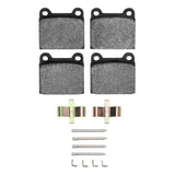 Dynamic Friction 1969-1983 Porsche 911/912 Rear 4000 HybriDynamic Brake Pads and Hardware Kit by Dynamic Friction Company 4000-0031-01