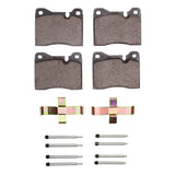 Dynamic Friction 1976-1976 BMW 530i Front 4000 HybriDynamic Brake Pads and Hardware Kit