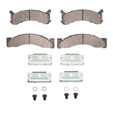 Dynamic Friction 1973-1979 Dodge M400 Front 4000 HybriDynamic Brake Pads and Hardware Kit by Dynamic Friction Company 4000-0087-01