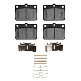 Dynamic Friction 1974-1987 Dodge Colt Front 4000 HybriDynamic Brake Pads and Hardware Kit