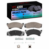 Dynamic Friction 1975-1980 Ford Granada Rear 4000 HybriDynamic Brake Pads and Hardware Kit by Dynamic Friction Company 4000-0102-02