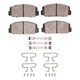 Dynamic Friction 1972-1981 Subaru DL Front 4000 HybriDynamic Brake Pads and Hardware Kit by Dynamic Friction Company 4000-0112-01