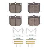 Dynamic Friction 1969-1983 Nissan 240Z Front 4000 HybriDynamic Brake Pads and Hardware Kit by Dynamic Friction Company 4000-0114-01