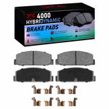 Dynamic Friction 1984-1989 Chrysler Conquest Rear 4000 HybriDynamic Brake Pads and Hardware Kit by Dynamic Friction Company 4000-0144-01