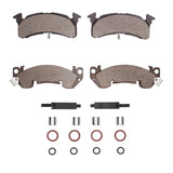 Dynamic Friction 1978-1995 Chevrolet G30 Front 4000 HybriDynamic Brake Pads and Hardware Kit