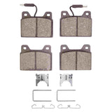 Dynamic Friction 1980-1989 Peugeot 504/505/604 Rear 4000 HybriDynamic Brake Pads and Hardware Kit by Dynamic Friction Company 4000-0157-01