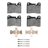Dynamic Friction 1987-1988 BMW M6 Front 4000 HybriDynamic Brake Pads and Hardware Kit