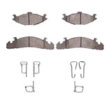Dynamic Friction 1984-1990 Chrysler Town & Country Front 4000 HybriDynamic Brake Pads and Hardware Kit by Dynamic Friction Company 4000-0259-01