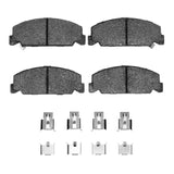 Dynamic Friction 1984-2000 Honda Civic Sedan Front 4000 HybriDynamic Brake Pads and Hardware Kit