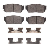 Dynamic Friction 1983-1987 Honda Civic Front 4000 HybriDynamic Brake Pads and Hardware Kit by Dynamic Friction Company 4000-0276-01