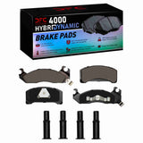 Dynamic Friction 1982-1993 Ford LTD Front 4000 HybriDynamic Brake Pads and Hardware Kit by Dynamic Friction Company 4000-0310-02