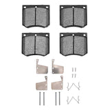 Dynamic Friction 1970-1983 DeLorean DMC 12 Front 4000 HybriDynamic Brake Pads and Hardware Kit by Dynamic Friction Company 4000-0330-02