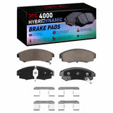 Dynamic Friction 1986-1992 Buick Reatta Front 4000 HybriDynamic Brake Pads and Hardware Kit by Dynamic Friction Company 4000-0353-01
