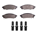Dynamic Friction 1988-2001 Buick Regal Front 4000 HybriDynamic Brake Pads and Hardware Kit by Dynamic Friction Company 4000-0376-01