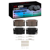 Dynamic Friction 1988-1989 Pontiac LeMans Front 4000 HybriDynamic Brake Pads and Hardware Kit by Dynamic Friction Company 4000-0378-02
