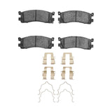Dynamic Friction 1988-1991 Mazda 929 Rear 4000 HybriDynamic Brake Pads and Hardware Kit by Dynamic Friction Company 4000-0390-01