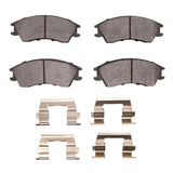 Dynamic Friction 1989-1994 Subaru Justy Front 4000 HybriDynamic Brake Pads and Hardware Kit by Dynamic Friction Company 4000-0498-01
