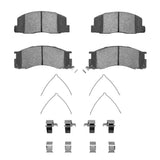 Dynamic Friction 1991-1996 Toyota Previa Front 4000 HybriDynamic Brake Pads and Hardware Kit by Dynamic Friction Company 4000-0500-01