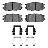 Dynamic Friction 1991-2012 Dodge Stealth Rear 4000 HybriDynamic Brake Pads and Hardware Kit by Dynamic Friction Company 4000-0532-02