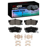 Dynamic Friction 1991-2001 Infiniti I30 Rear 4000 HybriDynamic Brake Pads and Hardware Kit by Dynamic Friction Company 4000-0540-01