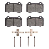 Dynamic Friction 2003-2005 Jaguar XJR Rear 4000 HybriDynamic Brake Pads and Hardware Kit by Dynamic Friction Company 4000-0592-11