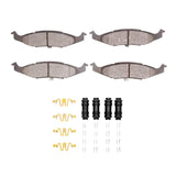 Dynamic Friction 1995-1996 Dodge Neon (USA/Canada) Front 4000 HybriDynamic Brake Pads and Hardware Kit by Dynamic Friction Company 4000-0633-01
