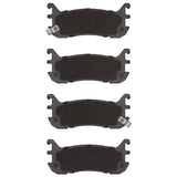 Dynamic Friction 1994-2003 Ford Escort Rear 4000 HybriDynamic Brake Pads by Dynamic Friction Company 4000-0636-00