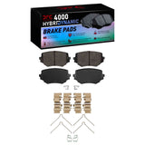 Dynamic Friction 1996-2008 Chevrolet Tracker Front 4000 HybriDynamic Brake Pads and Hardware Kit by Dynamic Friction Company 4000-0680-01