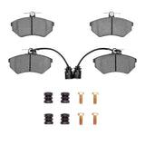 Dynamic Friction 1994-1995 Volkswagen Jetta Sedan/Golf Front 4000 HybriDynamic Brake Pads and Hardware Kit by Dynamic Friction Company 4000-0684-01